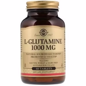 ال-گلوتامین سولگار 1000 میلی گرمL-GLUTAMINE 1000 MG 60 TB  exp 2028