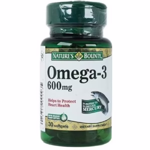 امگا 3 600 میل نیچرز بونتی 30 عددیOmega-3 600mg