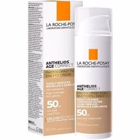 La Roche Posay کرم ضدآفتاب Anthelios Age Correct SPF50 با رنگ 50 میلی‌لیتر
