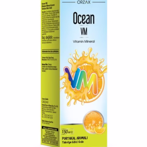 شربت ویتامین مینرال Ocean با طعم پرتقال 150ml