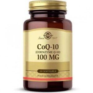 COQ-10(COENZYME Q10)100MG 60 SOFTJELکپسول کوآنزیم کیوتن 100 میلی گرم برند سولگار 60 عددی ساخت آمریکا exp 2027