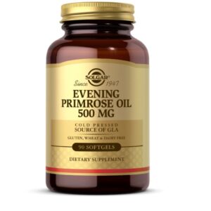 EVENING PRIM 500 MG 90 SOFTJELسافت ژل روغن گل مغربی 500mg سولگار 90 تایی exp 2028
