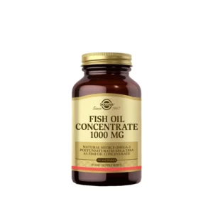کنستانتره روغن ماهی Fish Oil Concentrate سولگار 1000 میلیگرم 60 عددیFISH OIL 1000 MG 60 SOFTJEL exp 2028