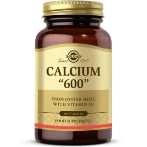 قرص گیاهی کلسیم Calsium سولگار 600 میلیگرم 60 عددیCALCIUM 600 MG OYSTER 60 TAB exp 2028