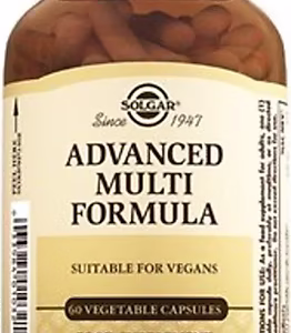 مولتی ویتامین ادونس مولتی فرمولا Advanced Multi Formula سولگار60 عددی SOLGAR ADVANCED MULTI FORMULA 60 KAPSUL