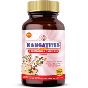 مولتی ویتامین و مینرال جویدنی کودکان  exp 2028Kangavites Multivitamin & Mineral سولگار 60 عددیSOLGAR KANGAVITES MULTIVIT. & MINERAL 60 TABLET