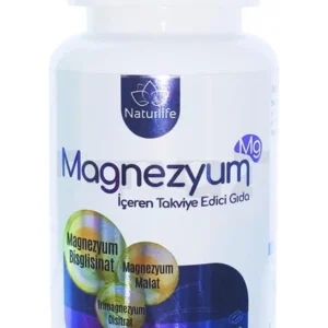 منیزیم 120 عددی نیچرلایف Naturelife Naturlife Magnezyum 120 Tablet