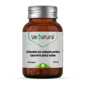 ویتامین B2 (ریبوفلاوین)VENATURA VITAMIN B2 100 KAPSUL VENATURA VITAMIN B2 100 KAPSUL