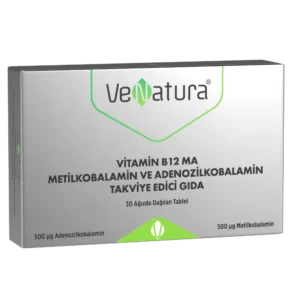 ویتامین B12 MA متیلکوبالامین و آدنوزیلکوبالامینVENATURA VITAMIN B12 MA 30 AGIZDA DAGILAN TABLET