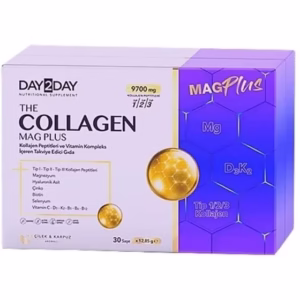 مکمل غذایی روزانه کلاژن مگ پلاس به شکل ساشهDay2Day The Collagen Mag Plus is a sachet-form dietary