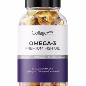 روغن ماهی کلاژن فورت ۹۰ عددی  Collagen  omega 3 premium fish oil