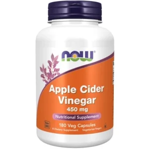 سرکه سیب ناو NOW Apple Cider Vinegar - اورجینال - اورجینال تضمینیApple Cider Vinegar 450 mg 180 tab NOW