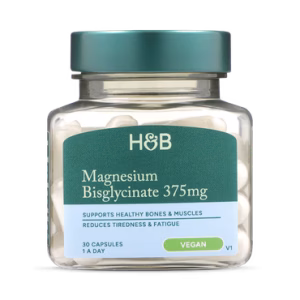 کپسول‌های هالند و بارت منیزیم بیس گلیسینات ۳۷۵ میلی‌گرم، ۳۰ عددی Holland & Barrett Magnesium Bisglycinate 375mg 30 Capsules