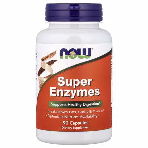 سوپر آنزیم ناو (۹۰عددی)NOW Super EnzymesNOW Foods, Super Enzymes, 90 Capsules