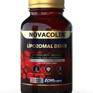 کپسول گیاهی لیپوزومی آهن DRCAPS، ۳۰ عددی novacolin-lipozomal-demir-30-kapsul
