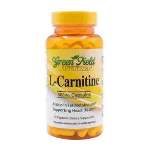 L-Carnitine 500mg 30 Capsules _ green field