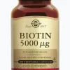 بیوتین ۵۰۰۰ سولگار بسته 100  عددی SOLGAR BIOTIN 5000 MCG   100  KAPSÜL